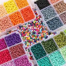 1280 Cái/bộ Màu Gradient Dễ Thương 4Mm Tự Làm Vòng Tay, Vòng Cổ, Bông Tai, Vòng Chân, Dây Đeo Điện Thoại Di Động & Bộ Phụ Kiện Làm Trang Sức Hạt Gạo, Quà Tặng Tiệc - Đen và trắng - Xem 3