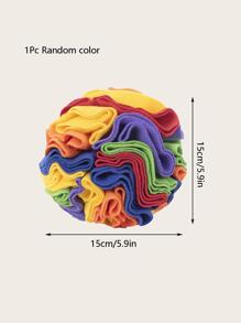 1pc Random Color Pet Sniffing Training Ball - Multicolor - View 7
