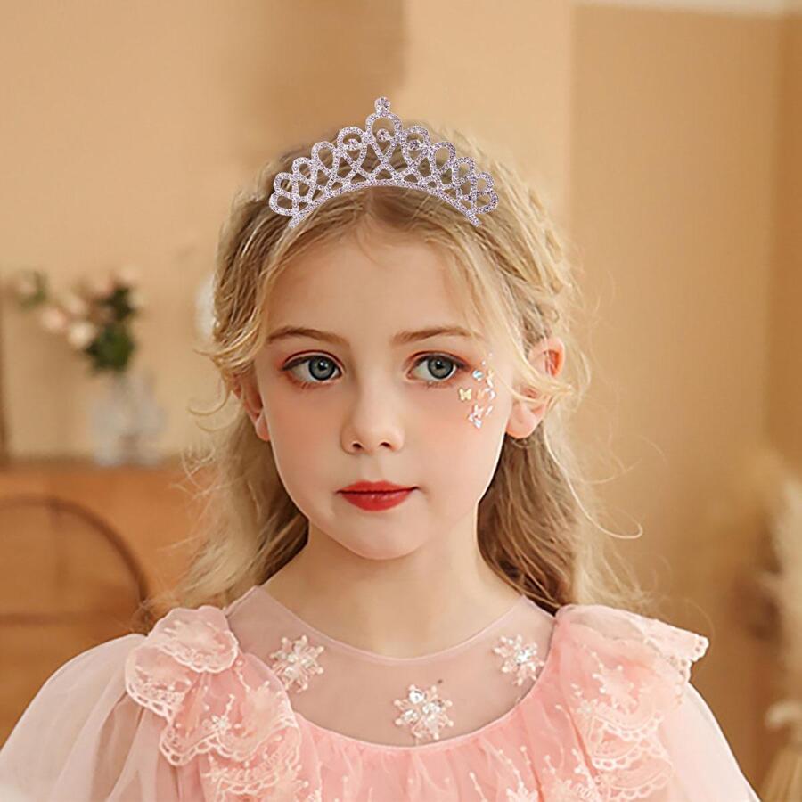1PC Children's Crown Hair Comb, Head Accessories Princess Bride With Dress Wedding Dress Headdress