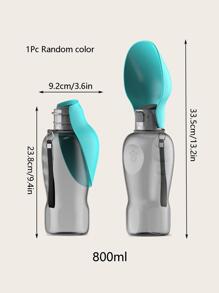 1入組便攜寵物旅行水壺 - 彩色 - 查看 6
