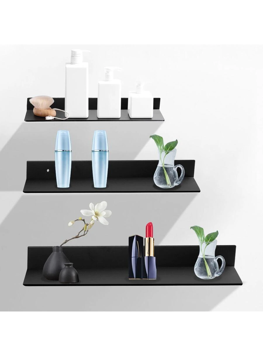 30Cm/40Cm/50Cm Nhà Tắm Có Giá Để Đồ Nhà Lưu Trữ Bếp Treo Tường Nhà Tắm Chất Liệu Hợp Kim Nhôm - màu đen - Xem 1