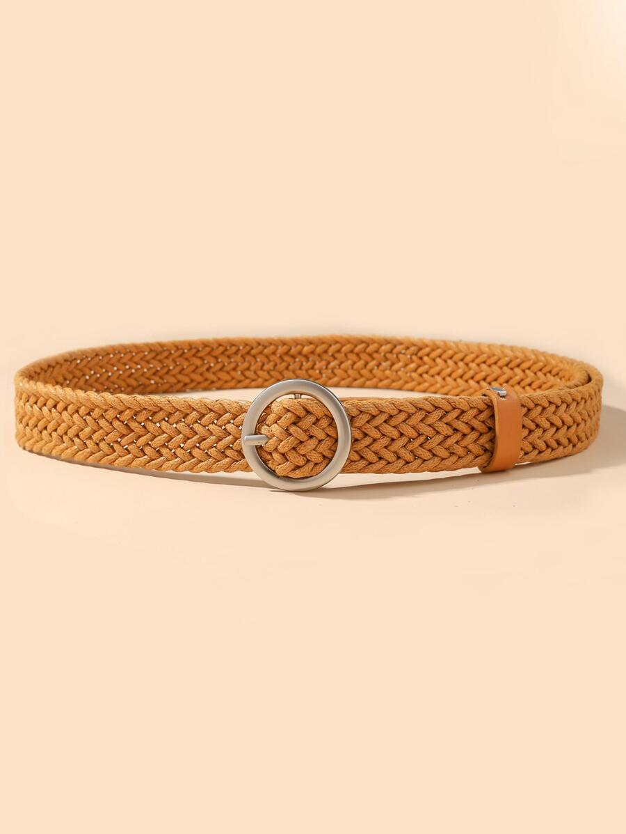 1 件蠟繩編織女腰帶,牛仔褲腰帶