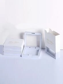 精美蛋白石設計純銀耳釘適合女士日常裝飾 - 金色 - 查看 5