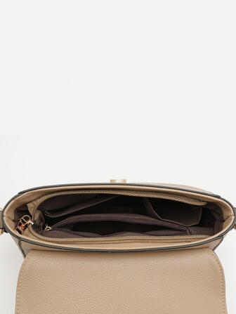 輕便商務休閒簡約復古色塊翻蓋斜背包適合少女女大學生、菜鳥和白領完美適合辦公室、大學、工作、商務、通勤、戶外、旅行、郊遊