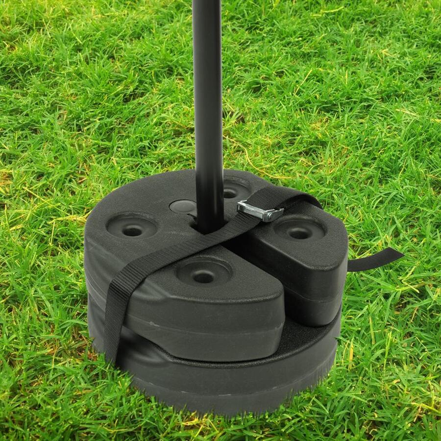 4 Tent Shade Canopy Water Fillable Weight Plates, Shade Set of Heavy
