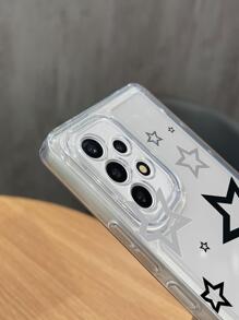 Star Pattern Clear Phone Case