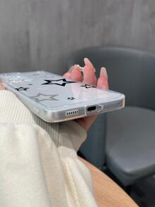 Star Pattern Clear Phone Case