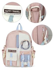 女孩的校园背包 大学可爱背包 青少年小型旅行背包 迷你笔记本电脑背包 带笔记本电脑隔层的书包 男孩高中休闲背包 轻便日常背包