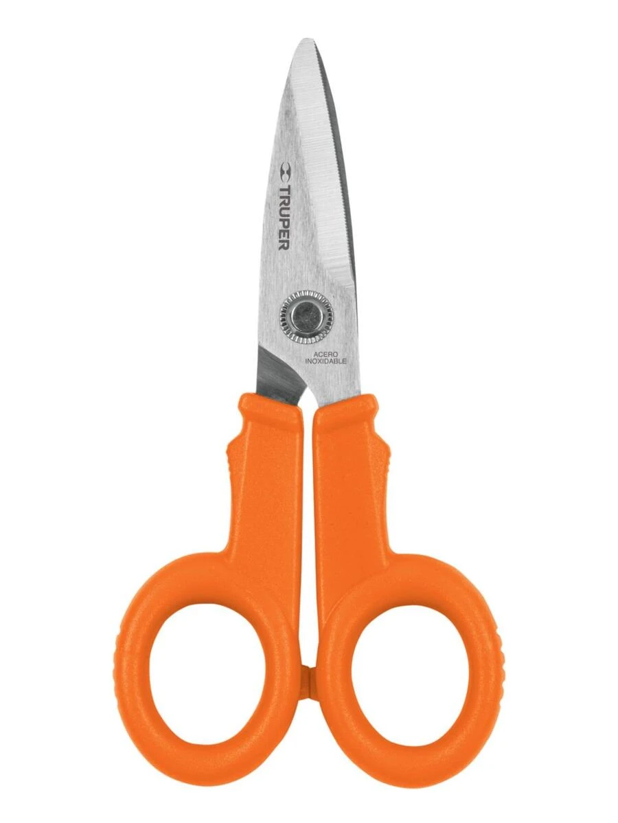 Tijera Para Oficina 5 1/2 Acero Inox Truper tiof-5 - Naranja - Ver 1
