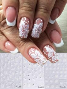3 piezas/set Pegatinas de arte de uñas en relieve 5d con diseño de flores blancas de primavera/verano para hacer  mismo pegatinas de uñas
pegatinas uñas
uñas pegatina
calcomanías para uñas decoración de uñas pegatinas de uñas pegatinas para uñas etiqueta engomada - Multicolor - Ver 1