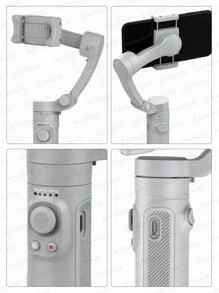 AXNEN 三轴可折叠智能手机手持云台稳定器，适用于 Vlog 视频录制