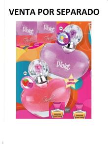 Fuller PERFUME CHIC GIRLS (VIOLET Y PINK),con gliter - Morado Violeta - Ver 3
