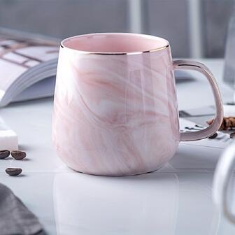 1pc Marble Pattern Mug Back To School