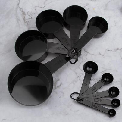 10入組黑色量勺套裝