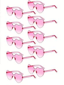 1入組愛心設計派對眼鏡 - 粉色 - 查看 4