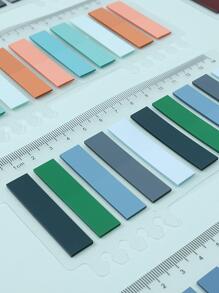 1pc 200pcs Mixed Color Morandi Style Index Tabs, Colored Self-adhesive Sticky Note Set For Indexing - Multicolor - View 6