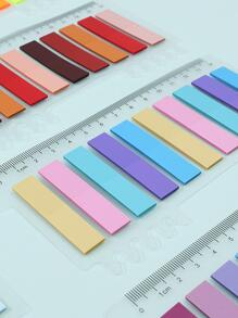 1pc 200pcs Mixed Color Morandi Style Index Tabs, Colored Self-adhesive Sticky Note Set For Indexing - Multicolor - View 5