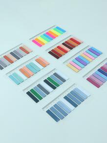 1pc 200pcs Mixed Color Morandi Style Index Tabs, Colored Self-adhesive Sticky Note Set For Indexing - Multicolor - View 1