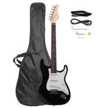 Rosewood Fingerboard Electric Guitar - Black - View 1
