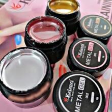 trio de gel metalico para decoracion de uñas - Multicolor - Ver 2
