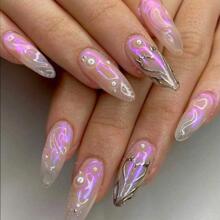 trio de gel metalico para decoracion de uñas - Multicolor - Ver 4
