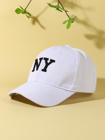 1入組女性戶外運動防曬霜刺繡棒球帽