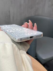 Moon & Sun Pattern Clear Phone Case