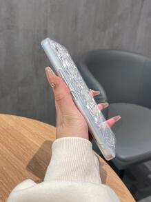Moon & Sun Pattern Clear Phone Case