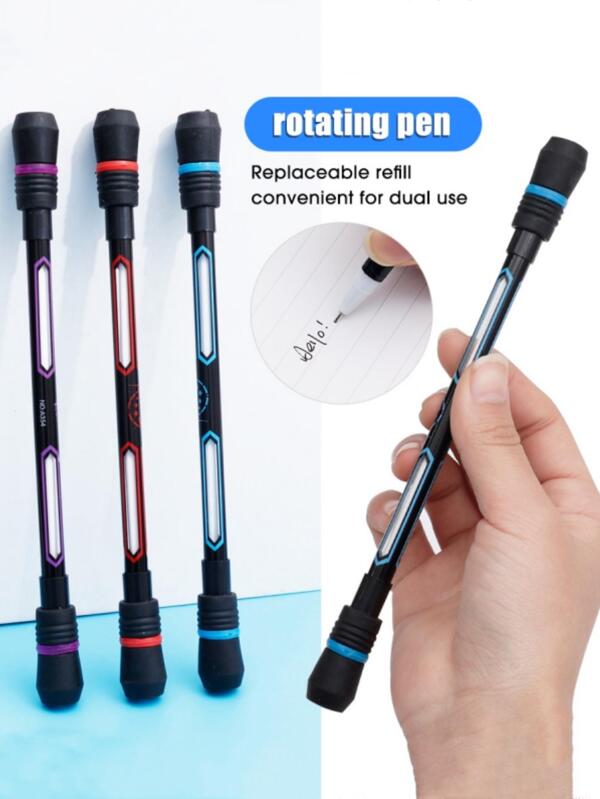 4 個クリエイティブ回転ペンスピナーおもちゃ大人子供ストレス解消回転ゲルペン滑り止めハンドスピナー学生静止 SHEIN JAPAN