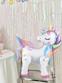 1pc Unicorn Shaped Decoration Balloon,