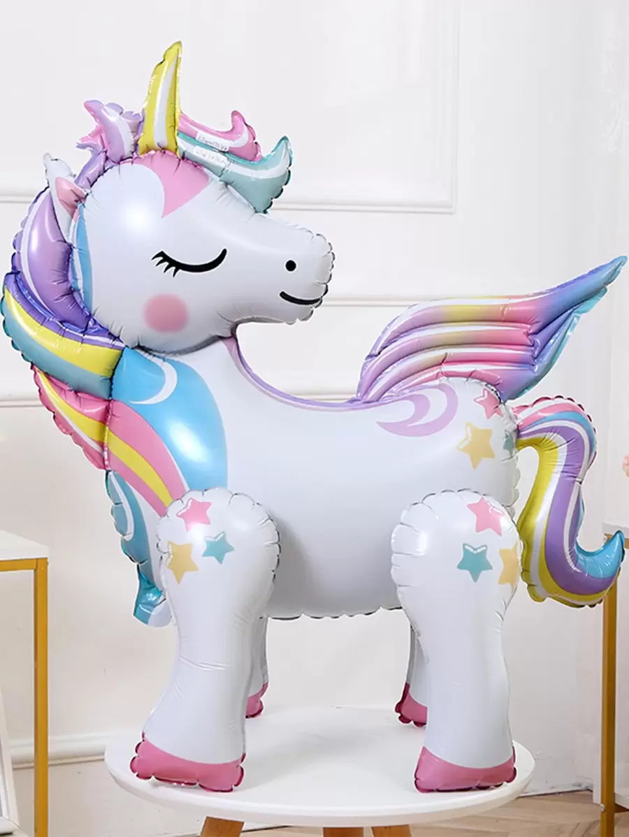 1pc Unicorn Shaped Decoration Balloon,