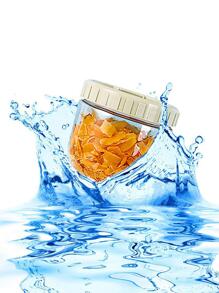 1入組塑膠密封收納罐 - 綠色 - 查看 9