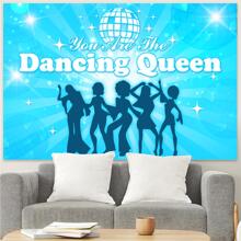 kreatwow Vải phông nền You Are The Dancing Queen - Nhiều màu - Xem 4