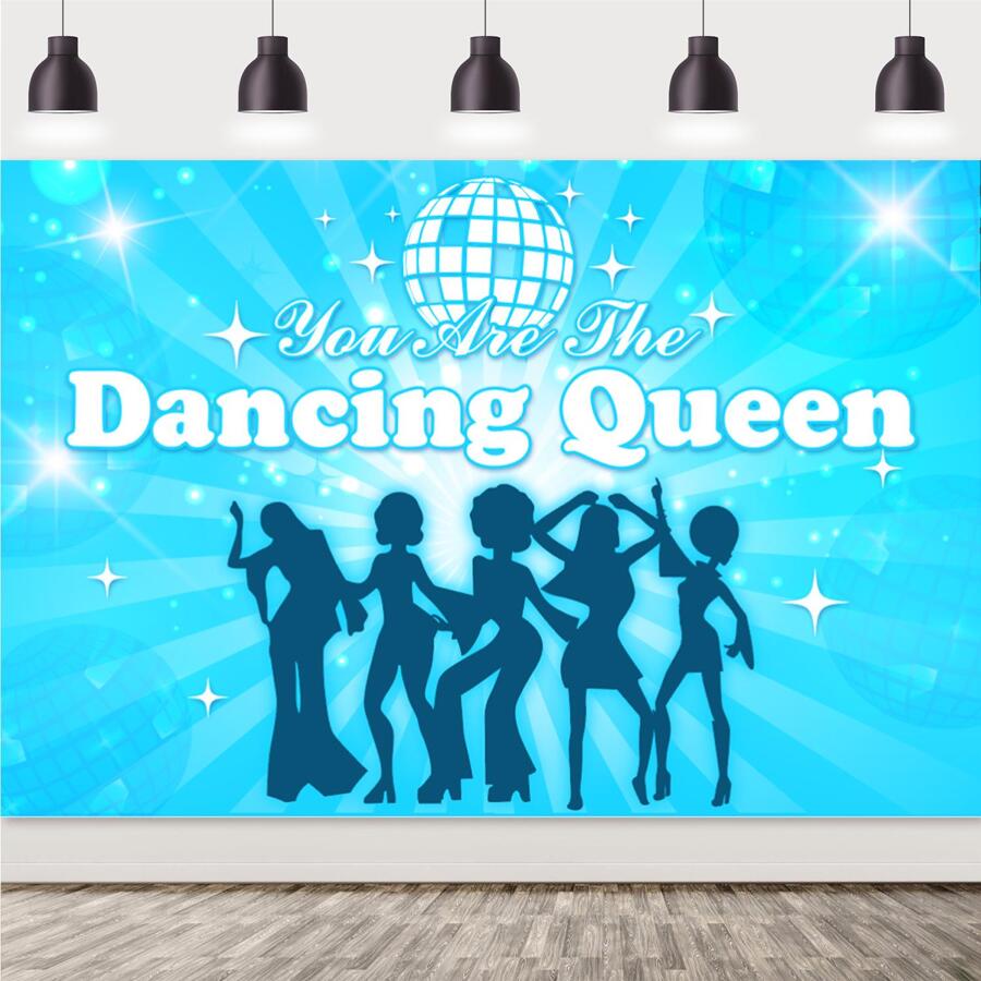 kreatwow Vải phông nền You Are The Dancing Queen - Nhiều màu - Xem 1