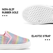 Toddler Sneakers Kids Slip On Canvas Walking Shoes For Boys And Girls - 彩色 - 查看 4