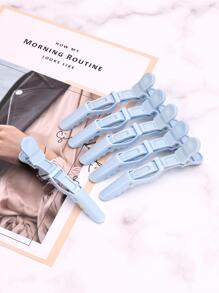 Hair Clips,6Pcs Blue Hair Styling Crocodile Clips Hair Diy Styling Tools Hair Clips For Styling - Blue - View 1