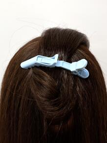 Hair Clips,6Pcs Blue Hair Styling Crocodile Clips Hair Diy Styling Tools Hair Clips For Styling - Blue - View 2