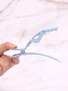 Hair Clips,6Pcs Blue Hair Styling Crocodile Clips Hair Diy Styling Tools Hair Clips For Styling - Blue - View 6
