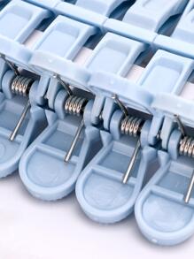 Hair Clips,6Pcs Blue Hair Styling Crocodile Clips Hair Diy Styling Tools Hair Clips For Styling - Blue - View 9