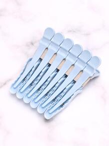 Hair Clips,6Pcs Blue Hair Styling Crocodile Clips Hair Diy Styling Tools Hair Clips For Styling - Blue - View 3