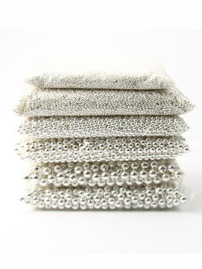 件裝 3-12 毫米 Ccb 吊飾墊片圓形和立方體黑色壓克力珠電鍍散裝種子珠適合 Diy 珠寶製作