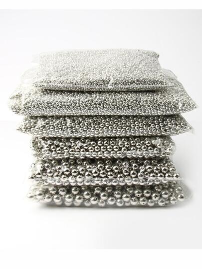 件裝 3-12 毫米圓形壓克力塗層黑色 Ccb 吊飾墊片立方體種子珠適用於 Diy 手鍊和其他珠寶製作配件