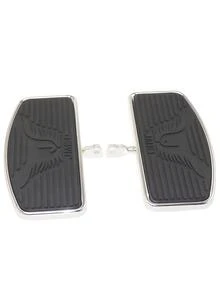 1set Carbon Steel Motorcycle Foot Control Pedal Compatible With Harley-Davidson - Silver - View 6
