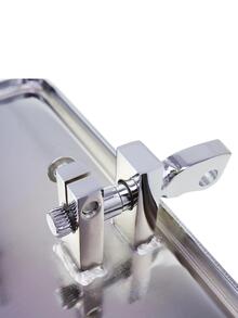 1set Carbon Steel Motorcycle Foot Control Pedal Compatible With Harley-Davidson - Silver - View 7