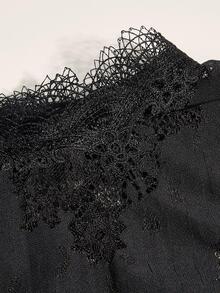 1 cái cho phụ nữ rắn ren thời trang cổ áo tinh ranh để trang trí quần áo - màu đen - Xem 4