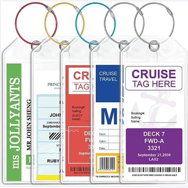 Reusable luggage tags online