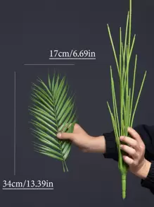 1 pieza Decoración artificial fénix cola de bambú planta para casa