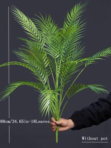1 pieza Decoración artificial fénix cola de bambú planta para casa