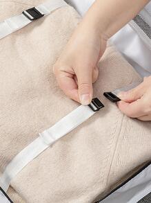 1pc Travel Clothes Storage Bag,Boho Vibes - White - View 4