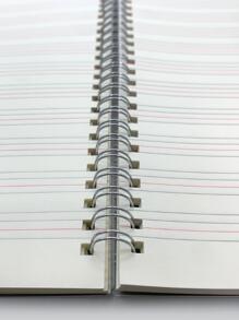1 pieza Cuaderno espiral simple